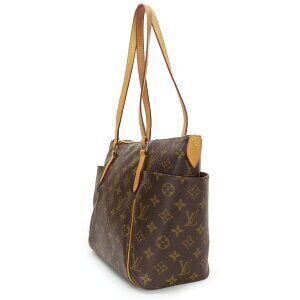 Louis Vuitton Shoulder Tote Bag Monogram Bag Brown Totally